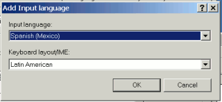 Add Language Dialog